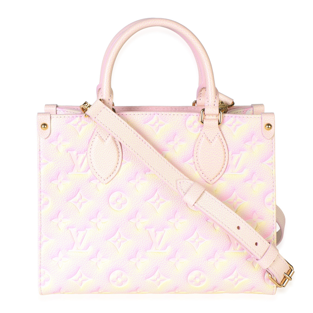 Louis Vuitton Pink Monogram Empreinte Summer Stardust Onthego PM